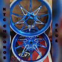 Gambar KTC VELG CHRONOS TO BEAT/SCOOPY/GENIO/SPACY/VARIO 110-125-150 ,UK 1.85X14/ 2.15X14 KTC ORIGINAL. - Hitam, Vario 125/150 dari KZ_tw undefined 5 Tokopedia