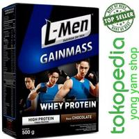 Gambar READY STOCK | L-Men Gain Mass 500gr Lmen Gainmass Susu Whey Protein Suplemen Fitness | SIAP KIRIM dari Jave Sh undefined 3 Tokopedia