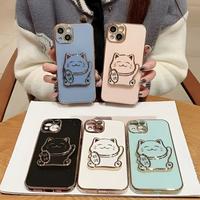 Gambar Case Cat Vivo Y02 Y36 4G/5G Y27 5G Y27s V29 5G Casing Plating Silicon Lipat Kucing - Hitam, VIVO Y02 dari ROMAN ACC undefined 5 Tokopedia