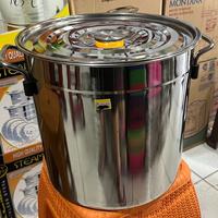 Gambar PANCI TINGGI STAINLESS STEEL SUPER TEBAL/ STOCK POT PANCI - 30(21 liter) dari tk sumber rejeki bekasii undefined 3 Tokopedia
