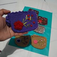 Gambar RAJUTAN TANGAN DOMPET KOIN BUNGA dari Lampion Nusantara undefined 1 Tokopedia
