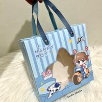Gambar Tas Goodie Bag Anak Premium BOY / GIRL dengan Jendela  Mika Transparan (termasuk TALI KULIT) Souvenir Ulang Tahun Anak Goodie Bag Snack Ultah Box Ultah Anak Bingkisan Ulang tahun Anak Souvenir Birthday Paper Bag Ultah Anak Paper Bag Ulang Tahun Anak - Star girl dari Goldie Jakarta undefined 3 Tokopedia