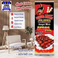 Gambar Custom Banner Spanduk MMT Pentol Bakar atau Bakso Bakar Keren - 40x100 cm dari vhan fariz undefined 1 Tokopedia