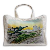 Gambar Greige Gusset Tote Bag Kanvas Souvenir Oleh-oleh khas Betawi Design Jakarta Indonesia GG2-028-036 dari aiu Craft_NEW undefined 5 Tokopedia