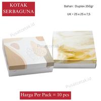 Gambar Kotak serbaguna / box / dus 25x25x7,5 Diamond untuk Roti, Kue, Donat - Diamond Pink dari kotakkuemurah undefined 4 Tokopedia