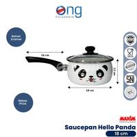 Gambar Produk Baru!! Saucepan Enamel Panci Rebus Gagang Plastik Hello Panda Maspion 18 cm dari dianaarmadaq undefined 2 Tokopedia
