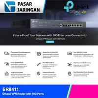 Gambar TP-LINK ER8411 Omada VPN Router with 10G Ports dari PASAR JARINGAN undefined 4 Tokopedia