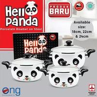 Gambar Produk Baru!! Panci Enamel Hello Panda Maspion 18 cm HELLOPANDA18CM dari dianaarmadaq undefined 1 Tokopedia