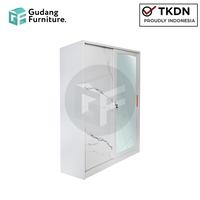 Gambar Lemari Besi Lemari Pakaian Kaca Lemari Pakaian Metal LWD & LWS - LWD 3B, Tidak Di Rakit dari Gudang Furniture_NEW undefined 5 Tokopedia