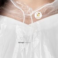 Gambar ISTANA Jas Hujan Raincoat Transparan HDPE Terusan LP04 | Stylish | Konser | Event | Berkendara - Transparant dari Istana Payung undefined 4 Tokopedia