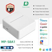 Gambar Printer Thermal Bluetooth  Portable 58MM HIGH QUALITY SUPPORT BANYAK APPS - Putih dari dunia-cetak undefined 1 Tokopedia