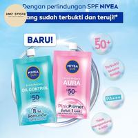 Gambar Nivea sun protect SPF 50+ PA+++ SUN SERUM SUNSCREEN Pink Primer 7ml dari HMF Store Official undefined 3 Tokopedia