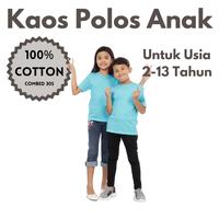 Gambar Kaos Polos Anak Lengan Pendek Cotton Combed 30s Warna Biru Baby - 10 dari JNKBasic undefined 1 Tokopedia