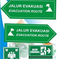 Gambar STIKER SAFATY SIGH JALUR EVAKUASI dari Cleosya Dunia safety undefined 4 Tokopedia