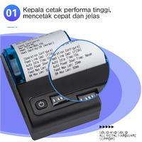 Gambar Printer Bluetooth  58MM Portable Mobile Print Struk & Resi  RawBT Support android/ios/Windows+free 3*Roll Kertas dari dunia-cetak undefined 4 Tokopedia