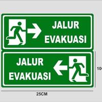 Gambar STIKER SAFATY SIGH JALUR EVAKUASI dari Cleosya Dunia safety undefined 3 Tokopedia