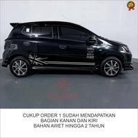 Gambar Stiker Mobil Simple Agya Ayla Yaris Jazz Brio Aksesoris Variasi Keren - Kuning Tua dari SULUNG STICKER undefined 4 Tokopedia