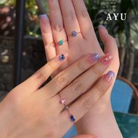 Gambar AYU Cincin Emas - Bejeweled In Heart Adjustable Ring 17k Rose Gold - White dari AyugoldShop undefined 4 Tokopedia