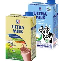 Gambar ultra milk susu UHT chocolate, full cream, strawberry 750 ml - chocolate  dari SUPERINDO INDONESIA RAYA undefined 1 Tokopedia