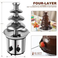 Gambar 4 Layer Chocolate Fountain Mesin Pemancur Coklat Air Terjun Coklat Mini Lumer Mesin Coklat Pesta dari NaritaStore1 undefined 4 Tokopedia