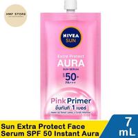 Gambar Nivea sun protect SPF 50+ PA+++ SUN SERUM SUNSCREEN Pink Primer 7ml dari HMF Store Official undefined 1 Tokopedia