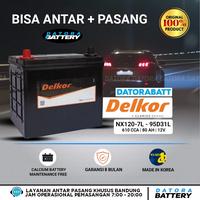 Gambar Aki mobil Delkor NX120-7L 12v 80AH Mitsubishi Pajero sport 2009/2022 - Tidak Tukar Aki dari DATORABATT undefined 1 Tokopedia