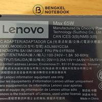 Gambar Adaptor Charger Lenovo Type USB C 20V 3.25A Kabel 65W L590 ThinkPad X1 Tablet Gen 2 3 X1 Yoga Gen2 Gen3 Gen4 Gen S2 Yoga Gen3 Yoga X270 X280 T580 P51s P52s E480 E470 Original dari Bengkel Notebook Medan undefined 2 Tokopedia
