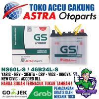 Gambar NS60L(S) / 46B24L(S) GS Astra Hybrid 45 Ah (Tukar Tambah) dari TOKO ACCU CAKUNG undefined 2 Tokopedia