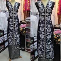 Gambar Bhan kebaya bordir suji khas bukittinngi - navy, Atasan dari nadhira bordir undefined 1 Tokopedia