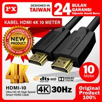 Gambar Kabel HDMI to HDMI 4K 60Hz Ultra HD HDR TV Laptop Monitor PC Proyektor PS XBOX Display HDMI 10 Meter PX HDMI-10 dari PX Official Store undefined 1 Tokopedia