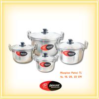 Gambar Maspion Panci TL Aluminium Jawa Ekonomi - Panci Aluminium Jawa Maspion Ukuran 16 cm 18 cm 20 cm 22 cm 24 cm - DM - 22 CM dari Dapurmurah.id undefined 1 Tokopedia