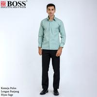 Gambar Boss Keme Pria Lengan Panjang Hijau - XS, Regulerfit dari K'Store88 undefined 4 Tokopedia