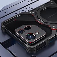 Gambar Magnetic Case For ASUS ROG 8 Pro Metal Frame Aluminum Alloy Cover For ROG Gaming Phone 8 Stand Shockproof Bumper Shell Cover - Merah, ROG 8 dari Pear' Case undefined 2 Tokopedia