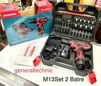 Gambar Bor Cas Modern M13 Set Cordless Drill 2 Batre dari generaltechnic undefined 1 Tokopedia