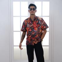 Gambar Dowear Baju Setelan Kemeja Laki Laki Motif Batik Pria Lengan Pendek Kondangan Modern WAYANG BALI 185 - Dewasa S dari DOWEAR Sync undefined 4 Tokopedia