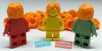 Gambar Lego Part Original HAIR.47 38798 Orange Minifigure, Hair Short and Bushy, Parted on Left dari Gigibricks Collection undefined 1 Tokopedia