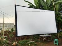 Gambar KAIN LAYAR PROYEKTOR UKURAN 2,5X4 METER TANPA SAMBUNGAN DENGAN BAHAN BERKUALITAS dari Maria&#39;sProduce undefined 1 Tokopedia