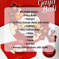 Gambar [EARLY BIRD PROMO] Mooncake Gaya Bali Kulit Putih/Kue Bulan/Tong Jiu Pia - Per Pcs, Coklat dari JSShopSurabaya undefined 2 Tokopedia