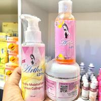 Gambar Artha Ldt Paket Body Glow Up Tubuh - Hydra Moisturizer Lotion Collagen & Body Serum AHA - BPOM Terdaftar - Aman untuk Bumil & Busui - Mencegah Kulit Kering & Mencerahkan Wajah - ARTHA BODY GLOW UP dari tukuhkosmetik undefined 1 Tokopedia