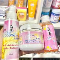Gambar Artha Ldt Paket Body Glow Up Tubuh - Hydra Moisturizer Lotion Collagen & Body Serum AHA - BPOM Terdaftar - Aman untuk Bumil & Busui - Mencegah Kulit Kering & Mencerahkan Wajah - ARTHA BODY GLOW UP dari tukuhkosmetik undefined 2 Tokopedia