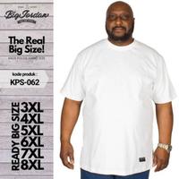 Gambar kaos oversize putih polos jumbo size 8xl 7xl 6xl 5xl 4xl 3xl xxl - Hitam, XXXXL dari Jumbo Style Bigjordan undefined 1 Tokopedia