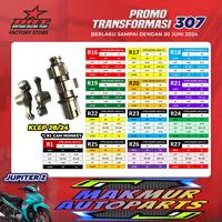Gambar Promo 318 Super Master Cam BRT + RRA Nokrn as Pelatuk Roller Jupiter Z 110 Vega R New R Series Klep 28 24 (BINTANG RACING TEAM BRT) - R1 Monkey, Plus busi dari MakmurAutoparts-2 undefined 1 Tokopedia
