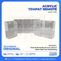 Gambar Tempat Remote TV Acrylic / Bracket Remote AC Akrilik / Rak Hanger - 1slot dari Pedagang Remote_NEW undefined 1 Tokopedia