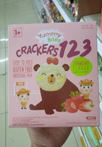Gambar Yummy Bites Crackers 123 Strowberry 50gram dari Laris Swalayan Temanggung undefined 1 Tokopedia