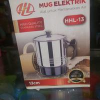 Gambar mug elektrik 13cm - mug listrik - pemanas air listrik - teko listrik - 11 cm dari Toko Yoppie undefined 4 Tokopedia