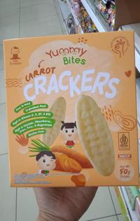 Gambar Yummy Bites Crackers Carrot 50gram dari Laris Swalayan Temanggung undefined 1 Tokopedia