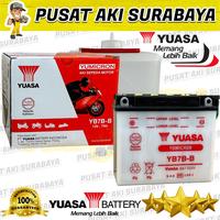 Gambar PUSAT AKI SURABAYA ACUU MOTOR YUASA YB7B B 7AH UNTUK MOTOR HONDA TIGER dari official pusat aki undefined 4 Tokopedia