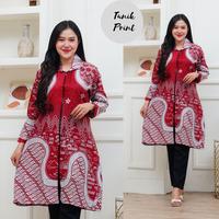 Gambar baju batik wanita knz tunik dari OVASCLUB undefined 3 Tokopedia