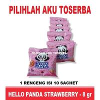 Gambar Qwo Meiji Hello Panda Biscuit Strawberry Renceng - (Harga 1 Dus) dari hermans940 undefined 3 Tokopedia
