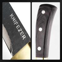 Gambar LT Pisau Dapur Daging Serbaguna Butcher Chef Knife Forged Sharp 3CR13 - Small dari BudgetGadget undefined 3 Tokopedia
